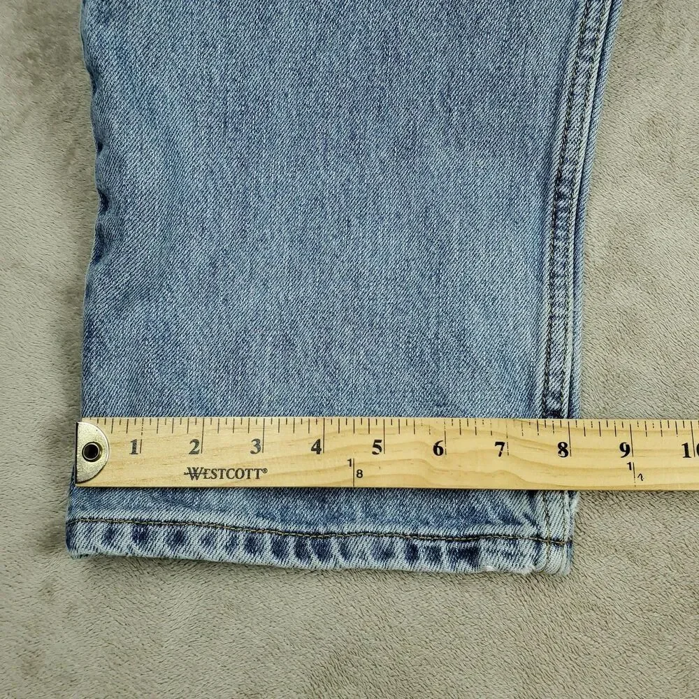 Levis 550 Jeans Mens 36x32 Blue Light Wash Relaxed Fit Tapered Leg Denim Pants